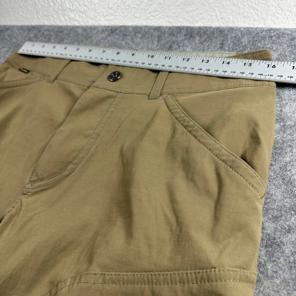 KUHL Hiking Pants 32x30 Tan Khaki Outdoor Tactical Cargo Articulated Knee Flaws